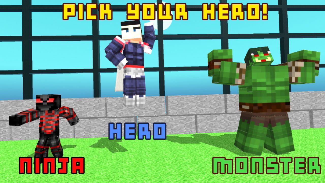 Superhero Champions: Blocky Universe