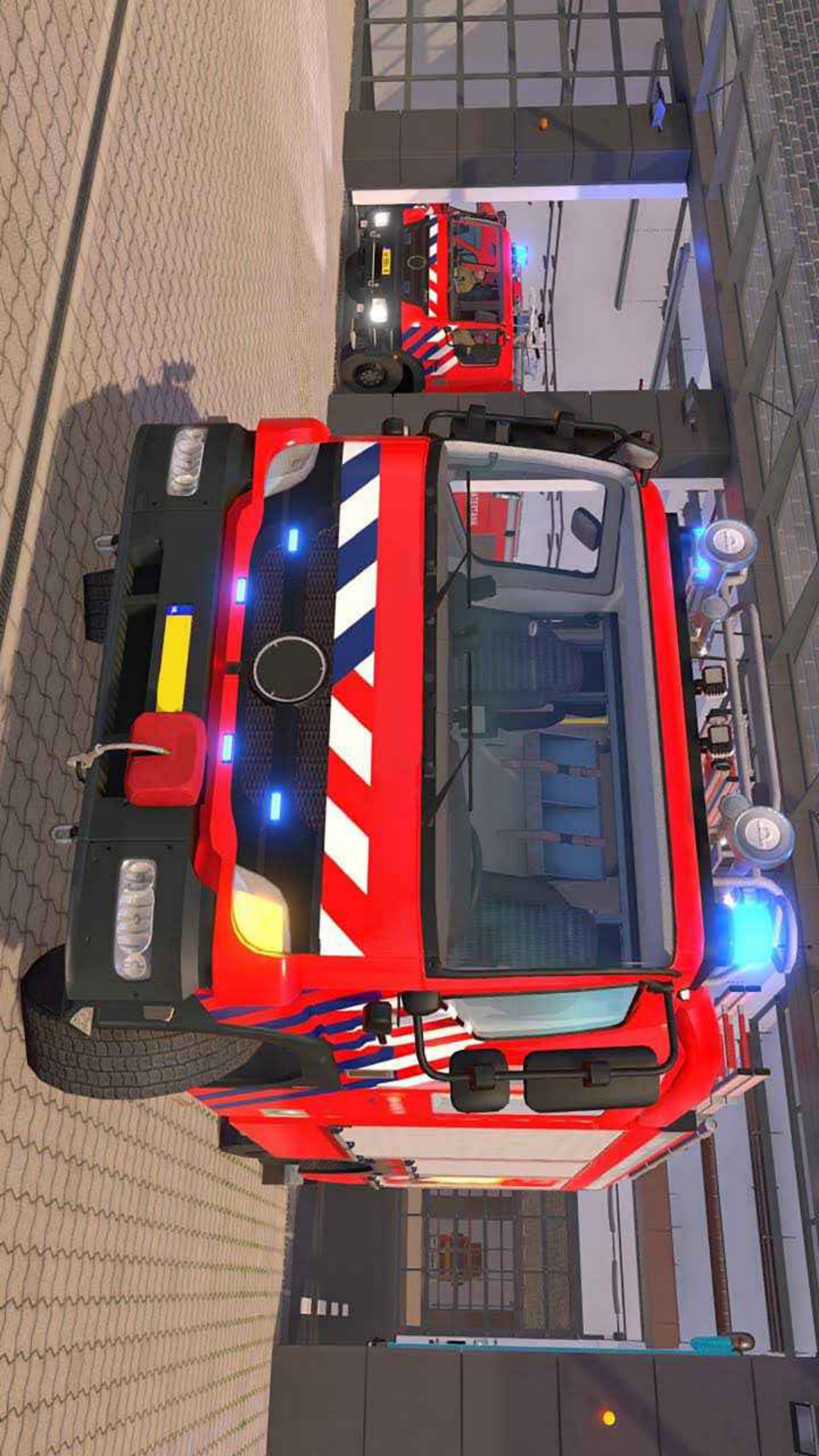 模拟真实消防车
