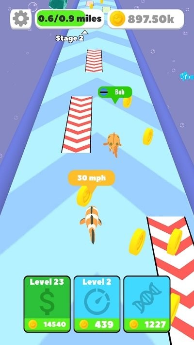 空闲游泳速度进化(Idle Swim)