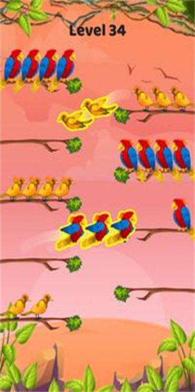 鸟类颜色排序(Bird Sort)