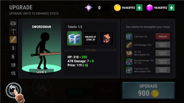 火柴人战争王座之战最新版 火柴人战争王座之战最新版