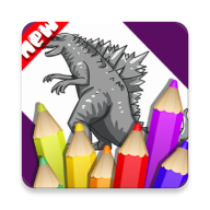 涂色哥斯拉（Coloring Godzilla and Dinosaur）