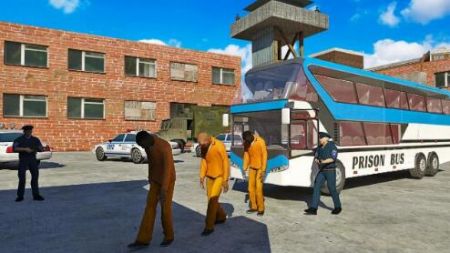 美国警察运输囚犯US Prison Transport Police Bus