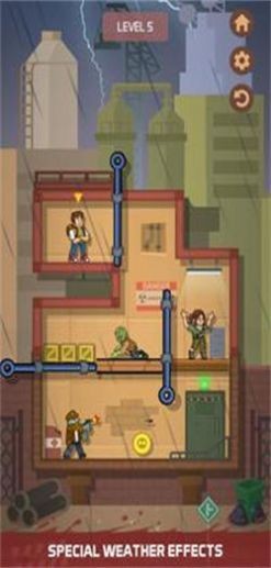 僵尸逃亡拉针Zombie Escape