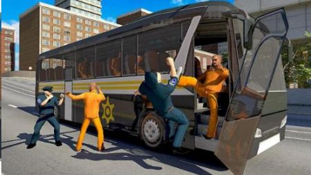 美国警察运输囚犯US Prison Transport Police Bus 美国警察运输囚犯US Prison Transport Police Bus