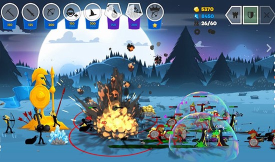 火柴人战争3无限钻石无限金币版