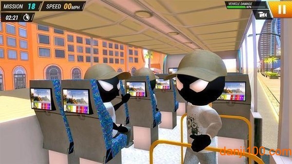火柴人公交模拟器游戏(Stickman - Bus Driving Simulator)
