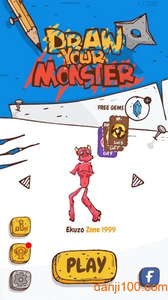 画你的怪物游戏