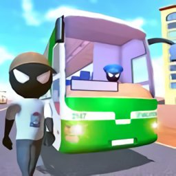 火柴人公交模拟器游戏(Stickman - Bus Driving Simulator)