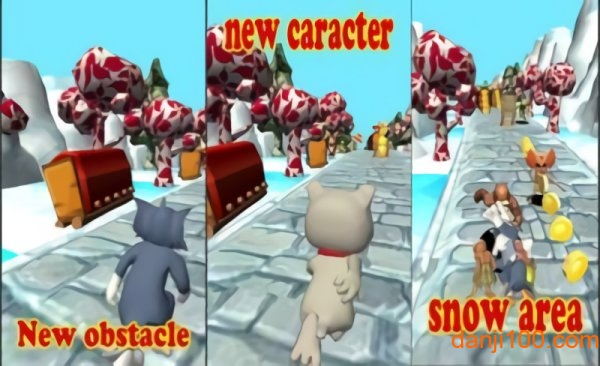 Talking cat run game: tom dash run adventure