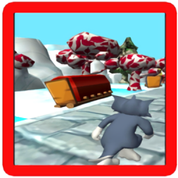 Talking cat run game: tom dash run adventure