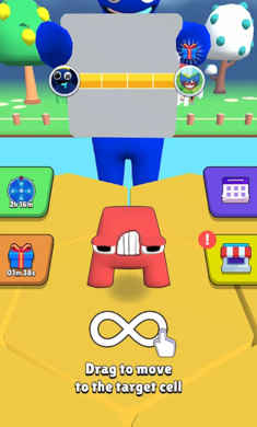 Alphabet Fall .io: Match Race