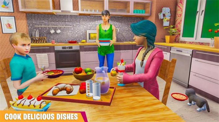 虚拟单身妈妈模拟器(Virtual StepMom Happy Family Sim)