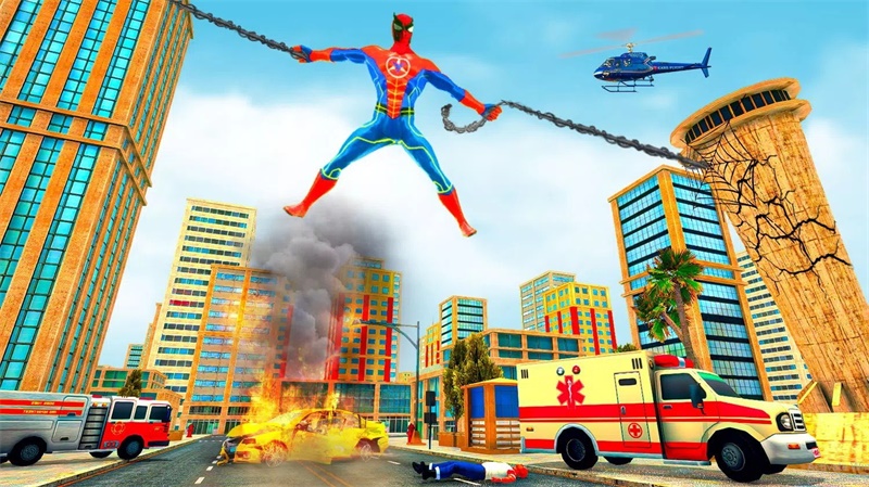 飞天蜘蛛侠超级战士Flying Superhero Rescue Battle 飞天蜘蛛侠超级战士Flying Superhero Rescue Battle