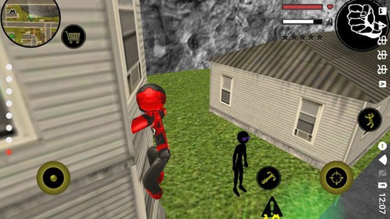 Spider Stickman Rope