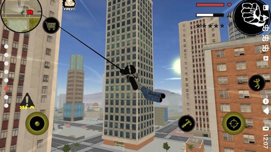 Spider Stickman Rope