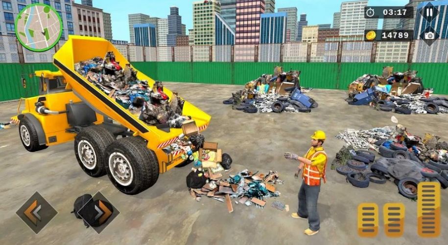 城市垃圾收集车模拟驾驶(Garbage Trash Truck Driving 3D)