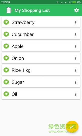 我的购物清单(my shopping list)