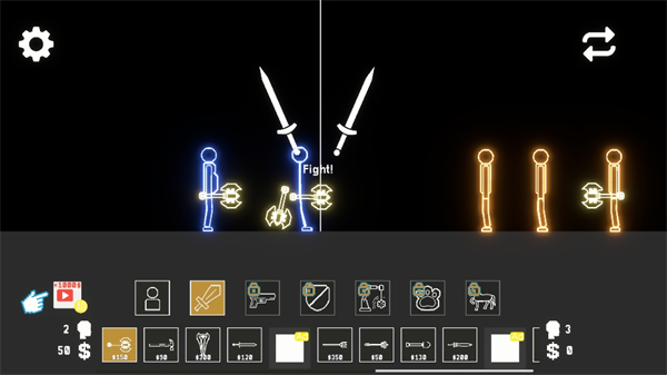 霓虹火柴人沙盒 霓虹火柴人沙盒