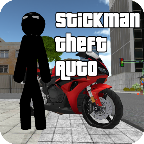 倒钩火柴人正版游戏下载(Stickman Theft Auto)