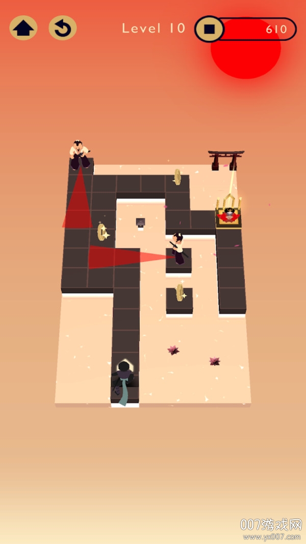 是忍者就往上层