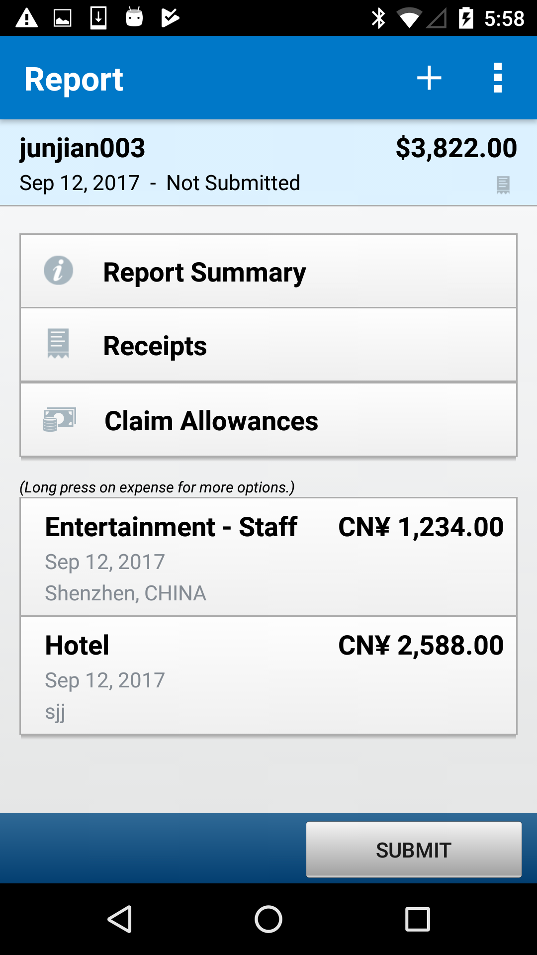 sap concur安卓版本