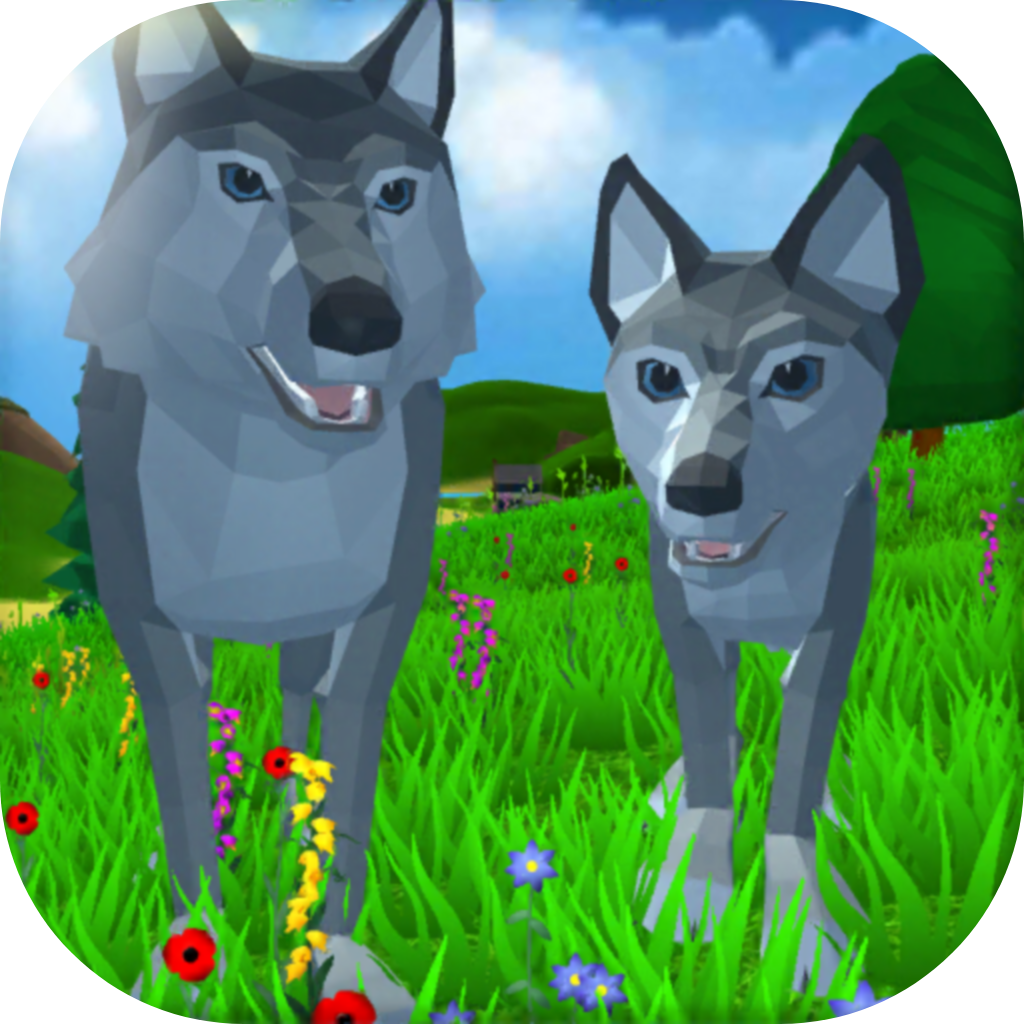 Wolf Simulator: Wild Animals 3D