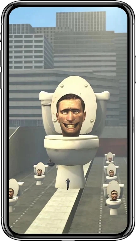 马桶人大战监控人