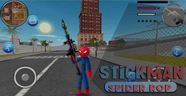 Spider Stickman City(火柴人蜘蛛绳索战役)