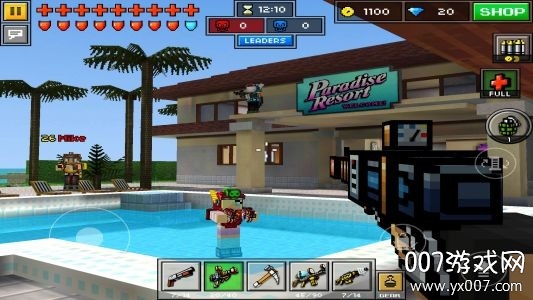 我的世界之吃鸡枪战