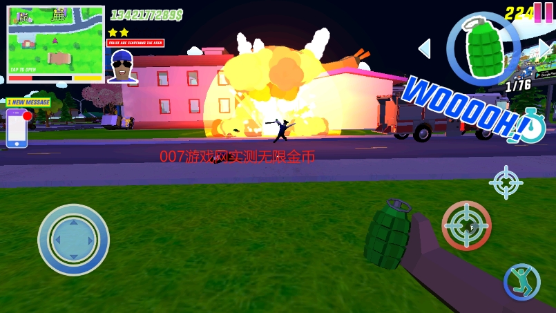 恶人兄弟战争(Dude Theft Wars)道具免费版下载