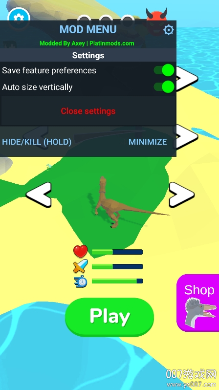 恐龙斗兽场mod菜单版下载