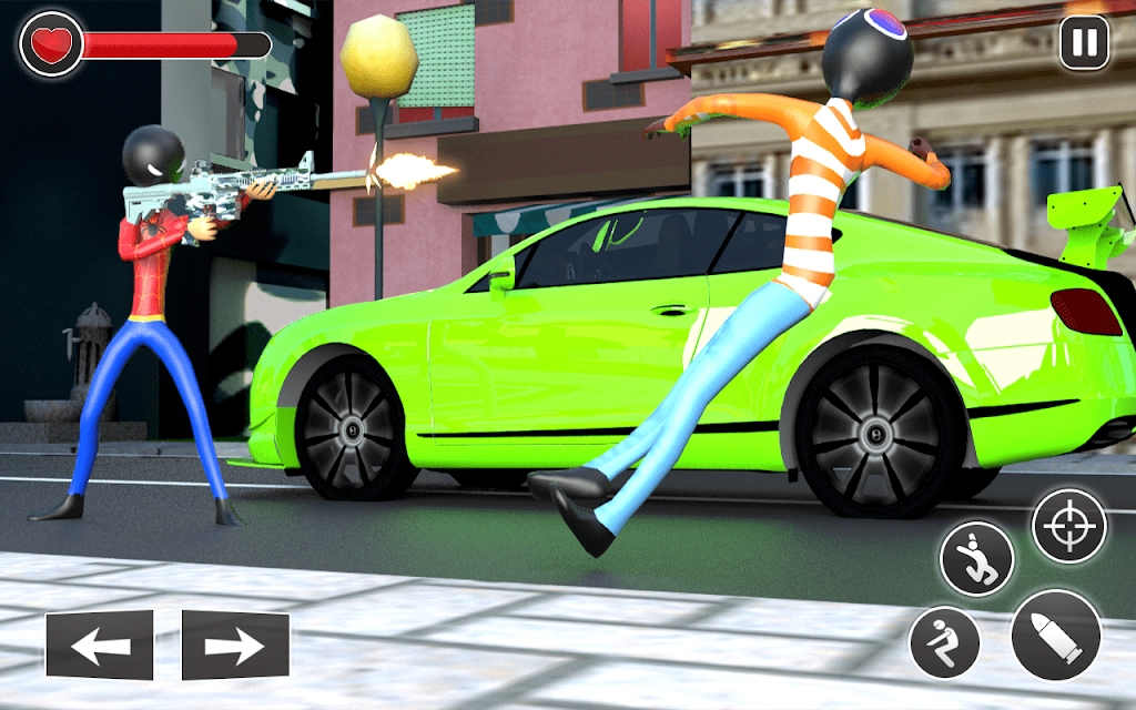 开放世界蜘蛛火柴人Spider Stickman city battle