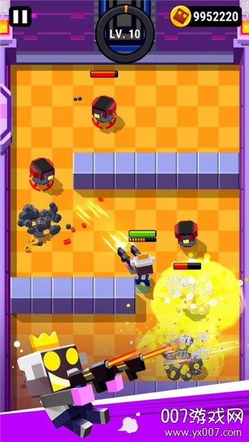 机器人炸弹射击