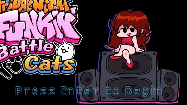 黑色星期五猫咪大战模组(Friday Night Funkin)