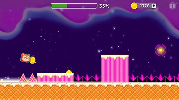 Fox Dash : Geometry Jump