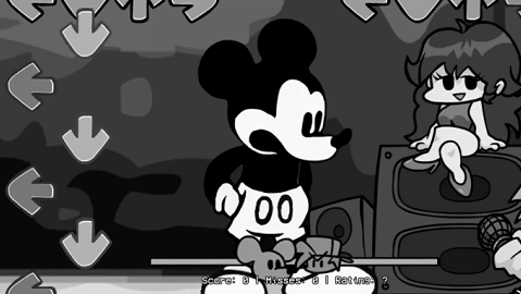 SU1C1D3 M0US3周五夜放克米老鼠黑白版