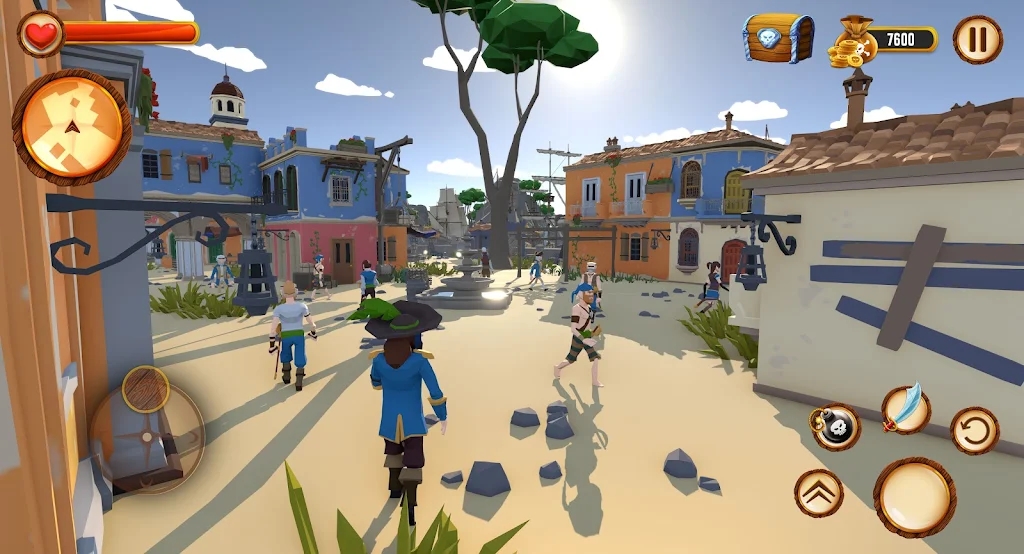 加勒比海多边形上的海盗岛