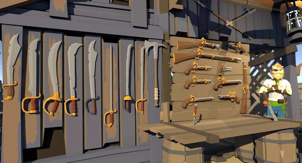 加勒比海多边形上的海盗岛