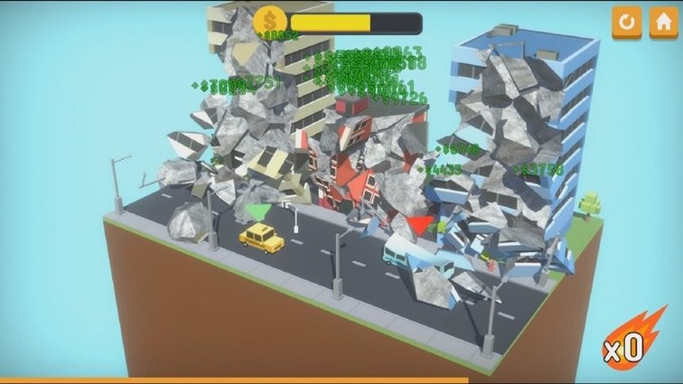 Meteor City Destructor : Physics Simulator