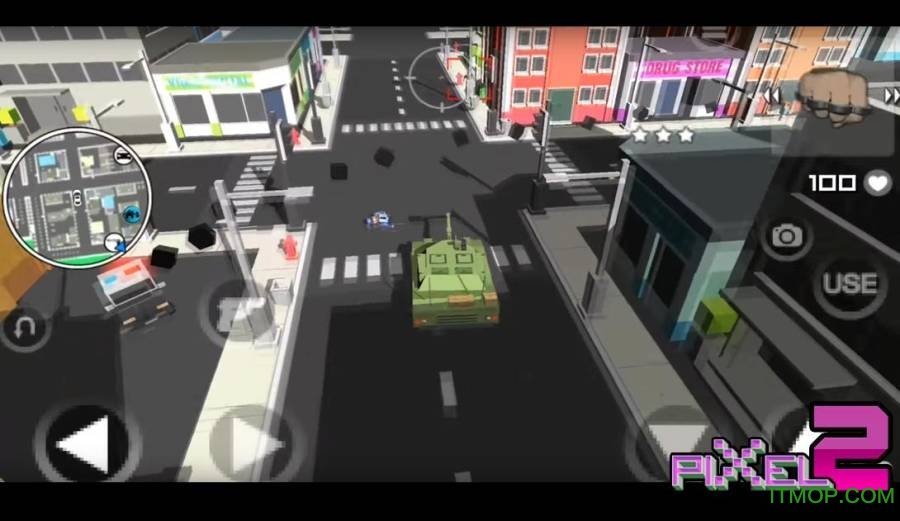 疯狂像素城2汉化内购破解版(Mad City Pixel 2)