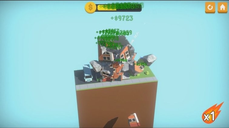 Meteor City Destructor : Physics Simulator