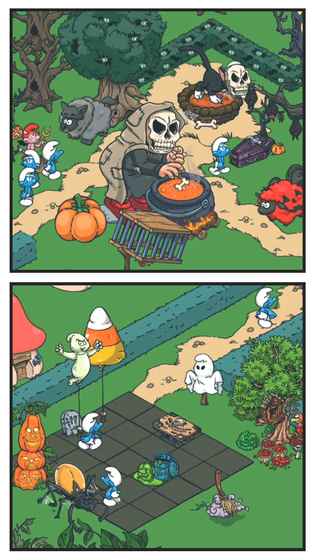 蓝精灵村 蓝精灵村