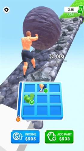 合并空闲推动器3d 无限钞票版