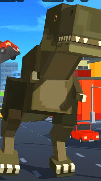像素恐龙:城市破坏
