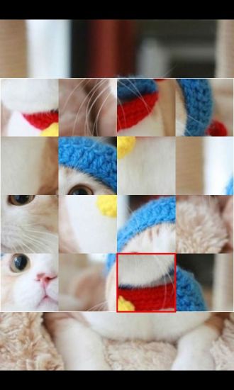 可爱猫咪拼图游戏