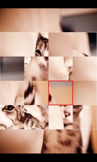 可爱猫咪拼图游戏