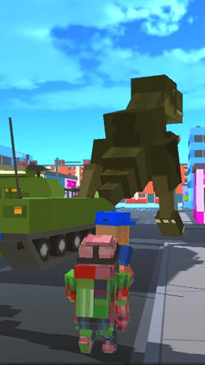 像素恐龙:城市破坏 像素恐龙:城市破坏