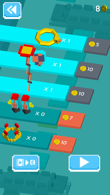 像素世界:躲避鲨鱼