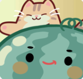 Cat & Watermelon